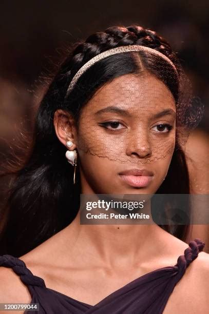 Alyssa Traore, fashion detail, walks the runway during  